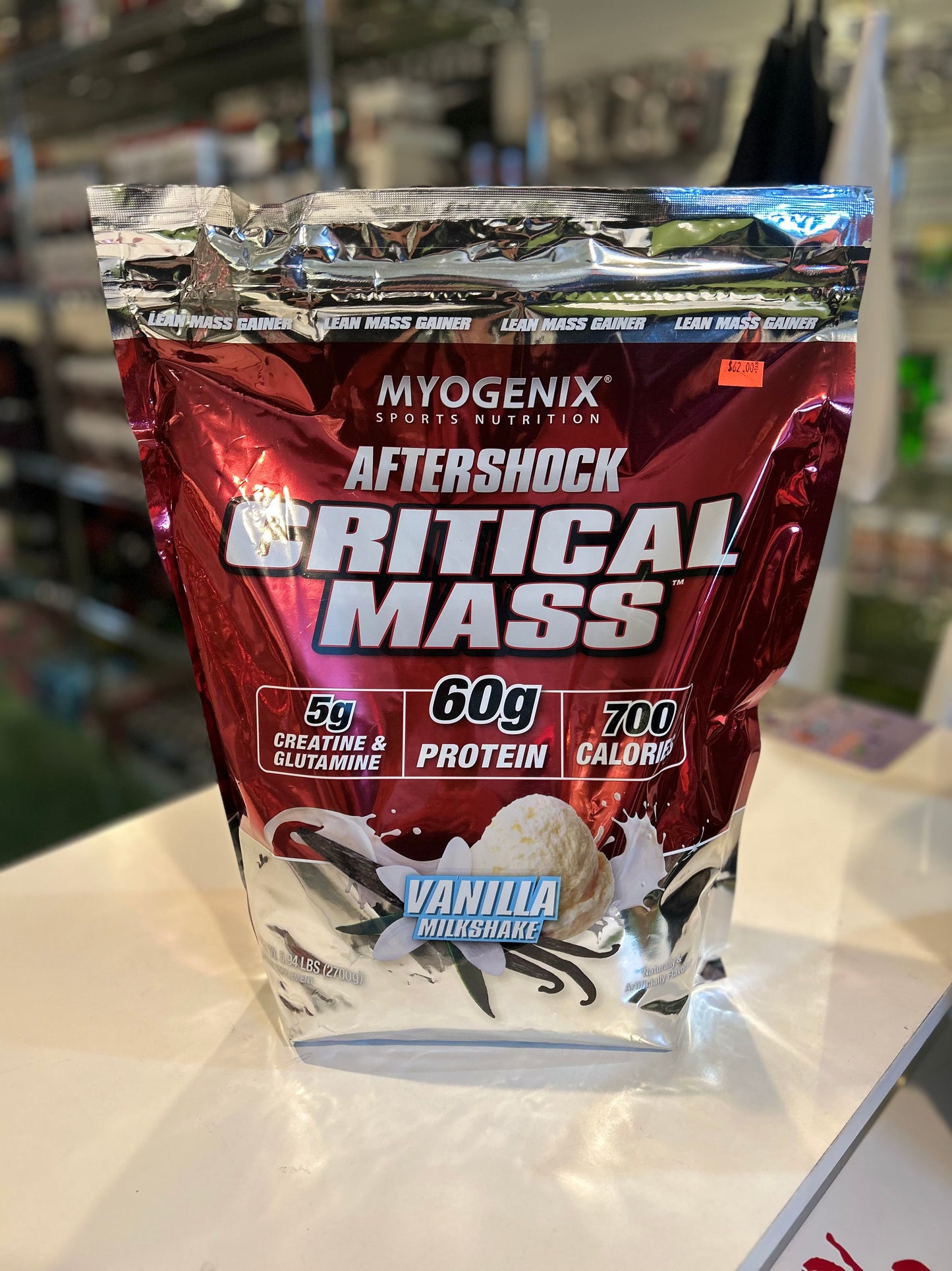 Myogenix “AFTERSHOCK” Critical Mass Mass Gainer