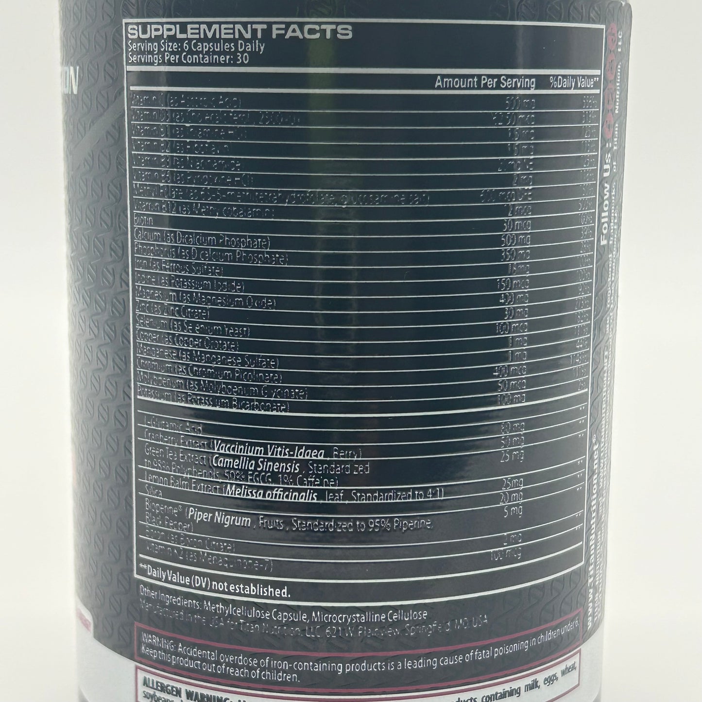 Titan Nutrition “Essentials” Ares / Athena Men’s & Women’s Multivitamin
