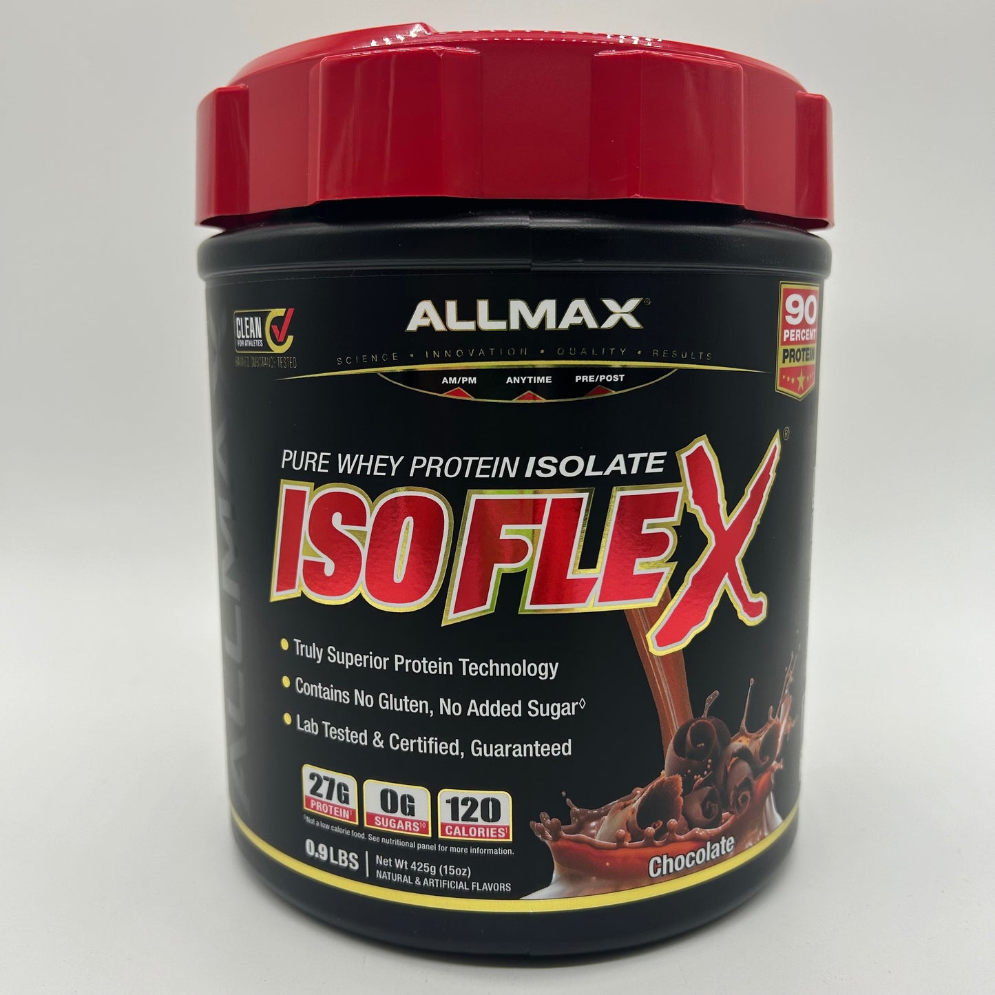 ALLMAX “Isoflex” Chocolate Pure Whey Protein Isolate - 1lb