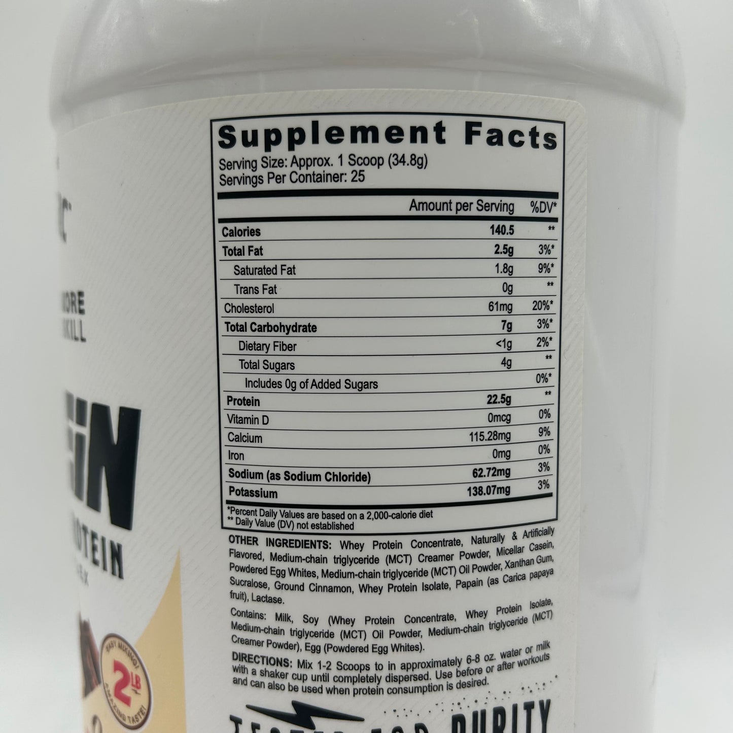 Black Magic Multi-source Protein Powder w/ Casein - 2 lbs