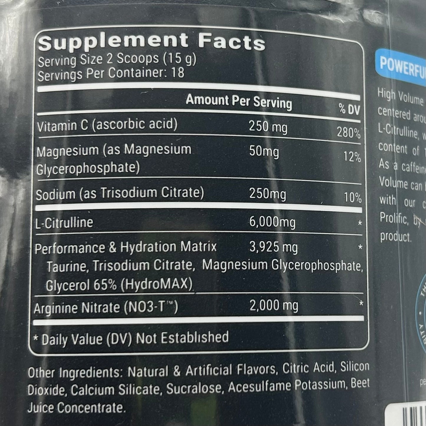 PES Science “High Volume” Pump Powder
