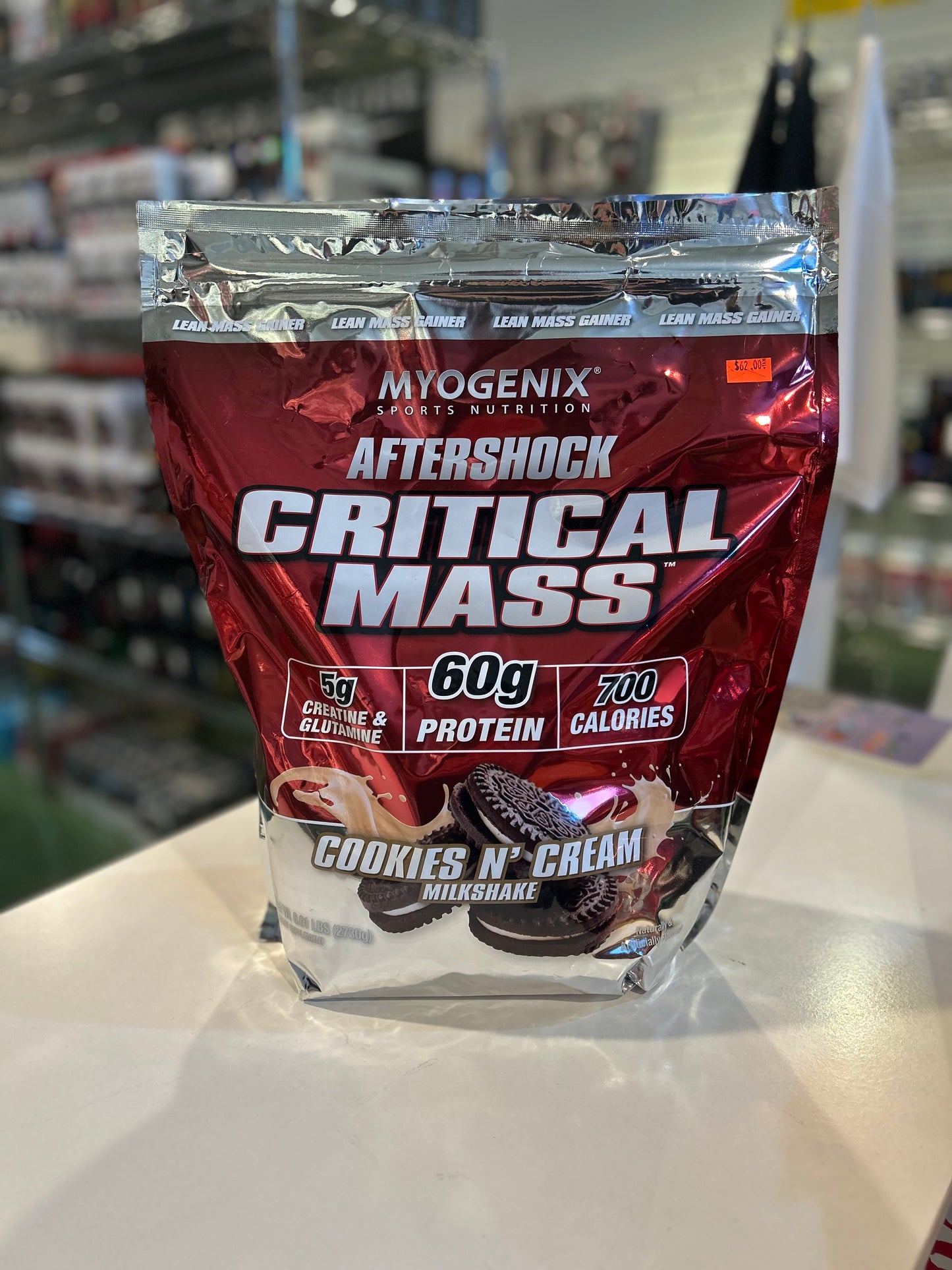 Myogenix “AFTERSHOCK” Critical Mass Mass Gainer