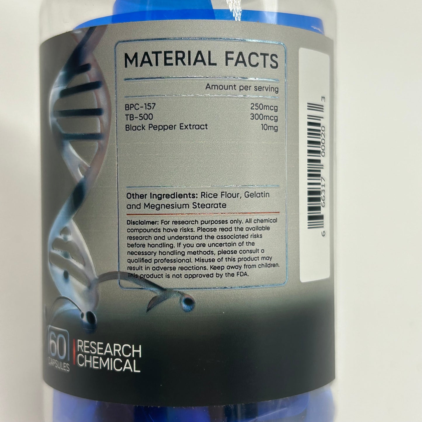 BPC-157 & TB 500 Research Compound Stack 60 pcs