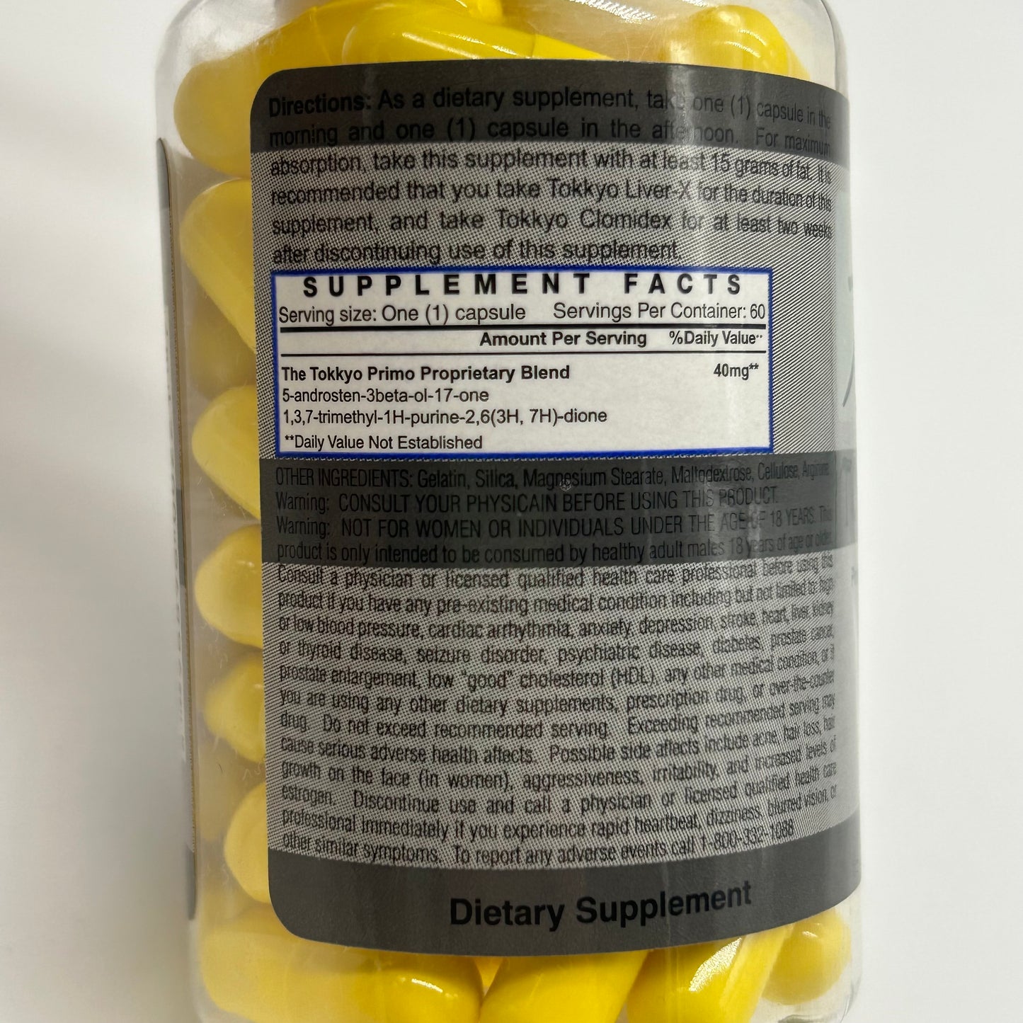 Tokkyo Nutrition “Tokkyo Primo” Anabolic Catalyst Agent
