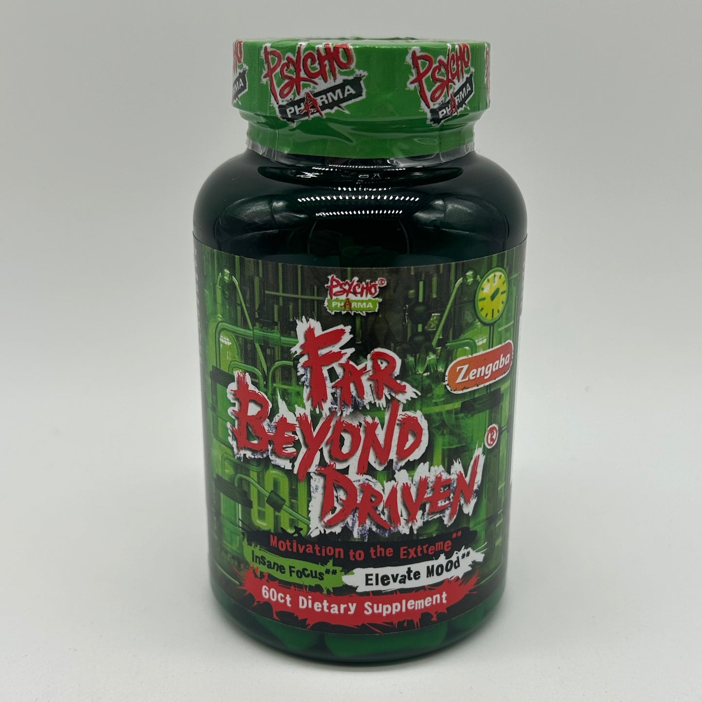 Physco Pharma “FAR BEYOND DRIVEN” Nootropic Stimulant Mood & Focus Supplement