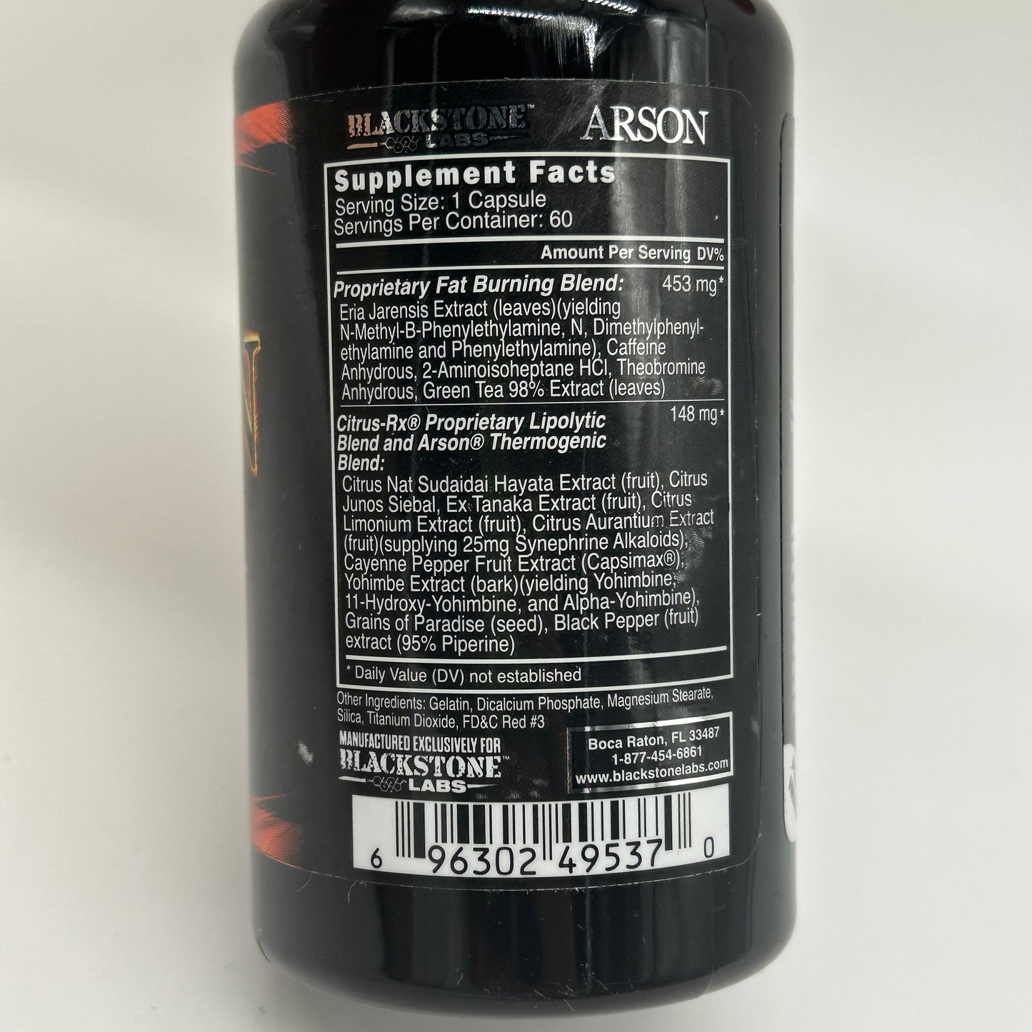 Blackstone Labs “ARSON” Extreme Thermogenic Fat Burner