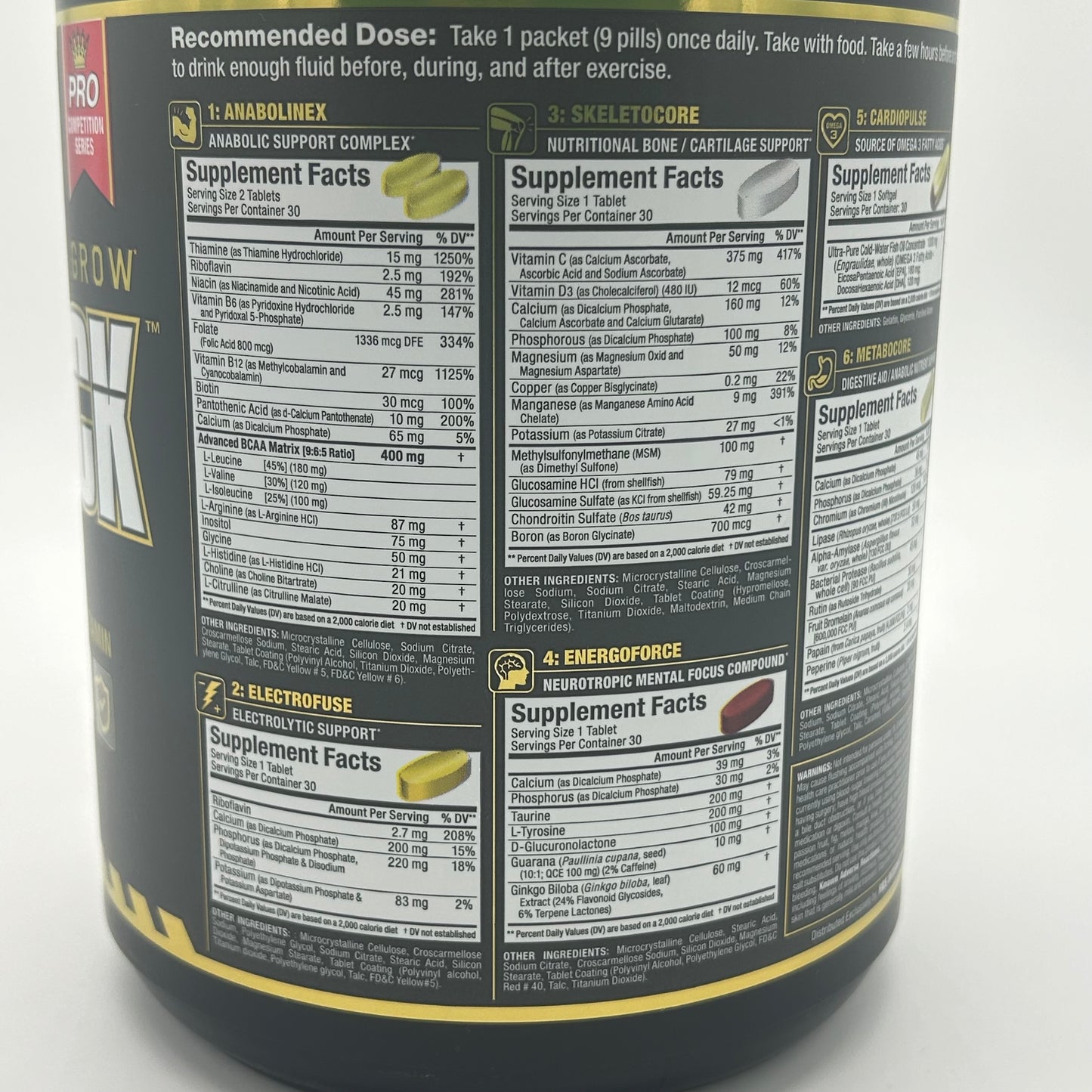 Allmax “VITASTACK” Multivitamin & Multinutrient Capsules