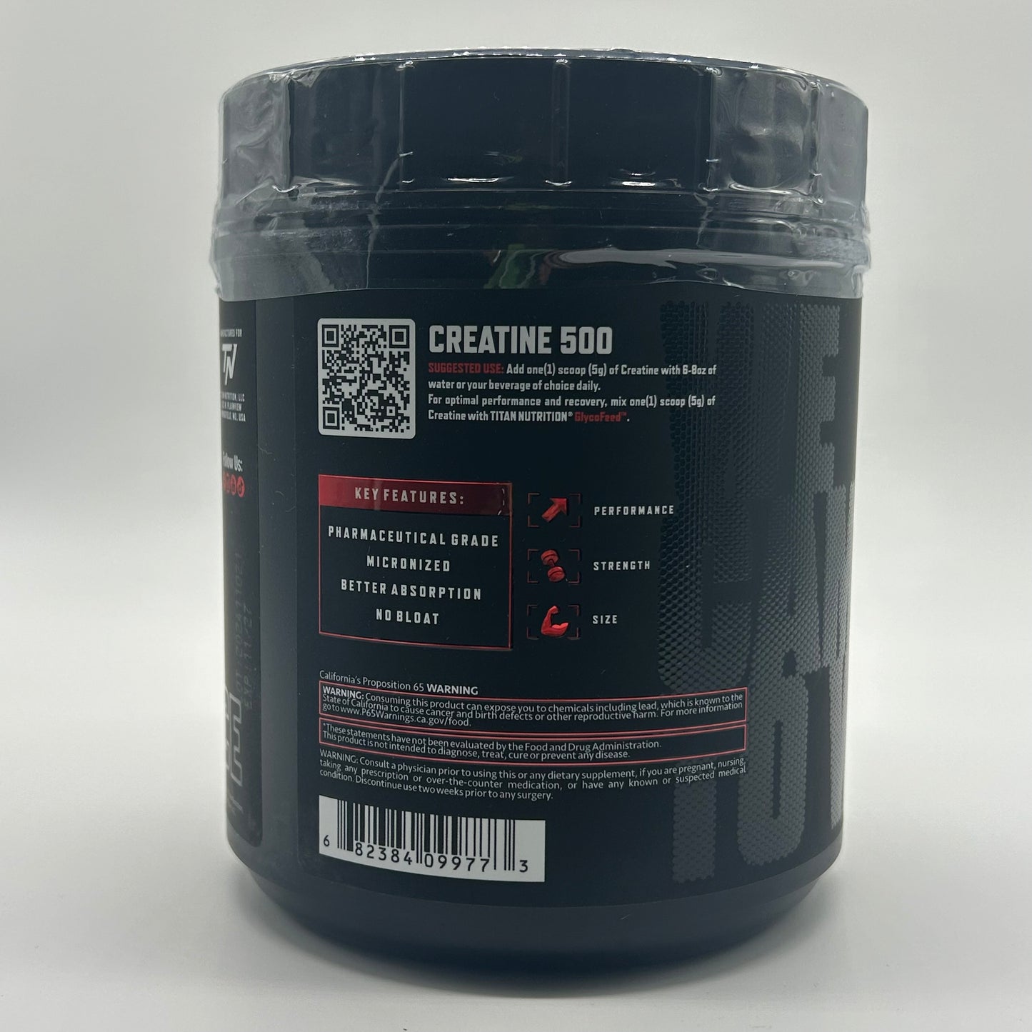Titan Nutrition Micronized Creatine Monohydrate