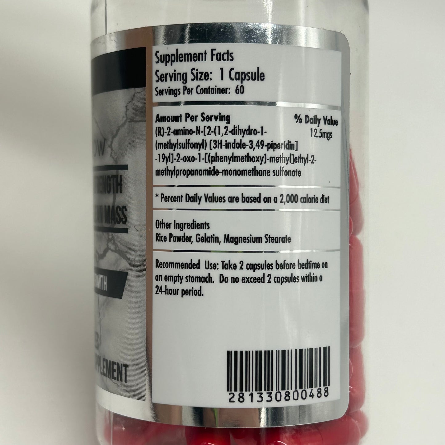 RS Formulations “RS GROW” Pro Hormone Capsules