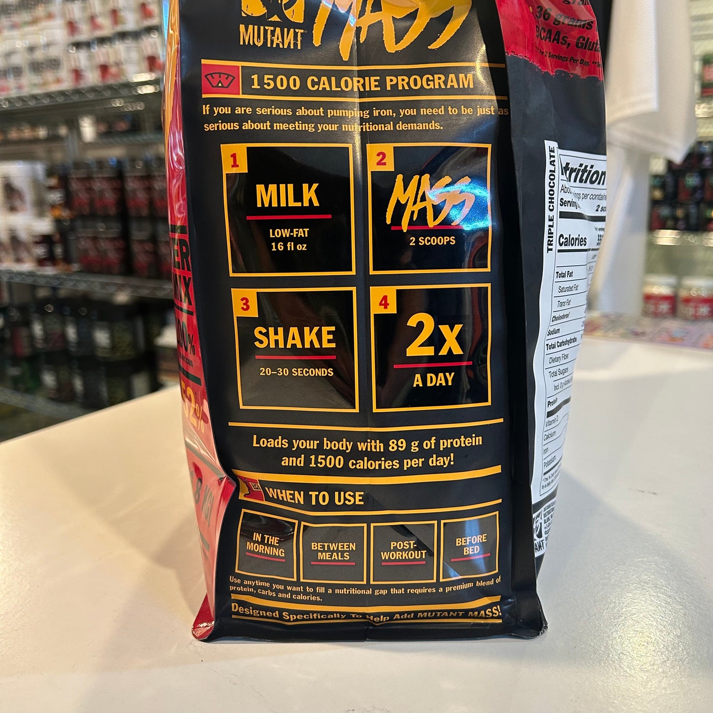 Mutant “Mass” High Protein Mass Gainer