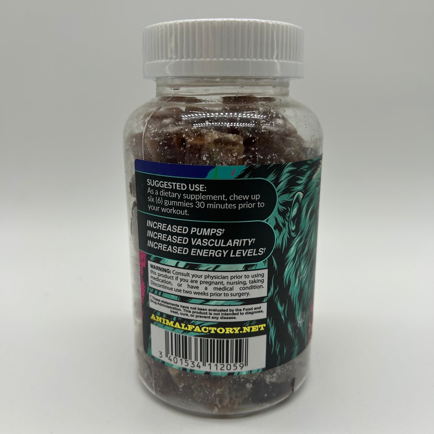 Animal Factory “G-Pump” Glycerol Pump Gummies 120ct