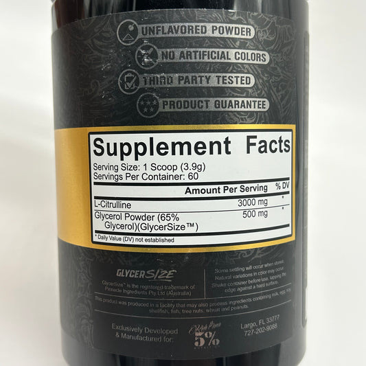 5% Core L-Citrulline 3000 with Glycerol Powder