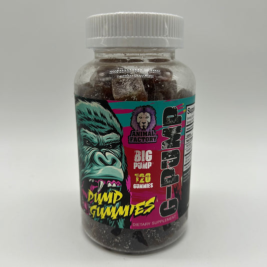Animal Factory “G-Pump” Glycerol Pump Gummies 120ct