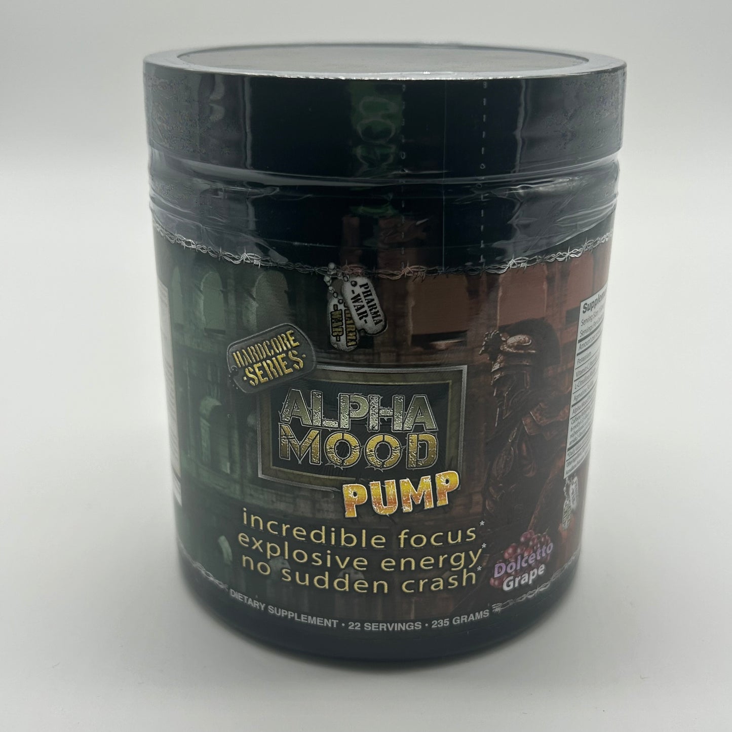 Pharma War “Alpha Mood Pump” Nootropic High Stim Pre Workout