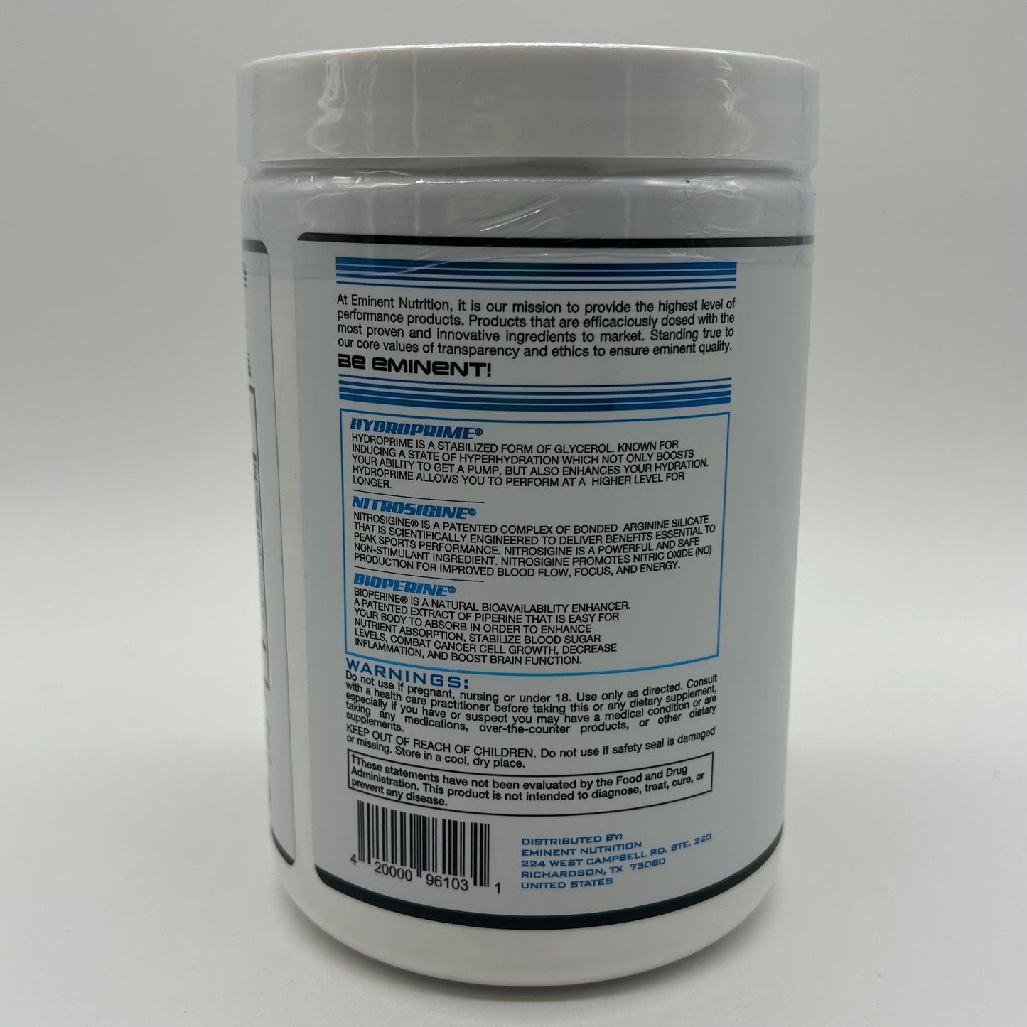 Eminent Nutrition “PUMP” Extreme Pump Powder