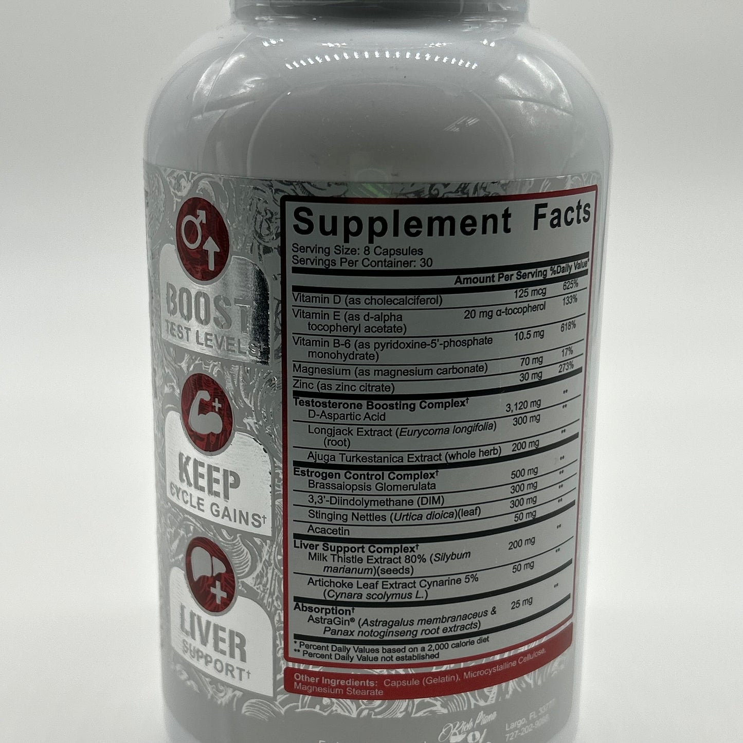 Rich Piana’s 5% Nutrition “Post Gear” PCT Capsules