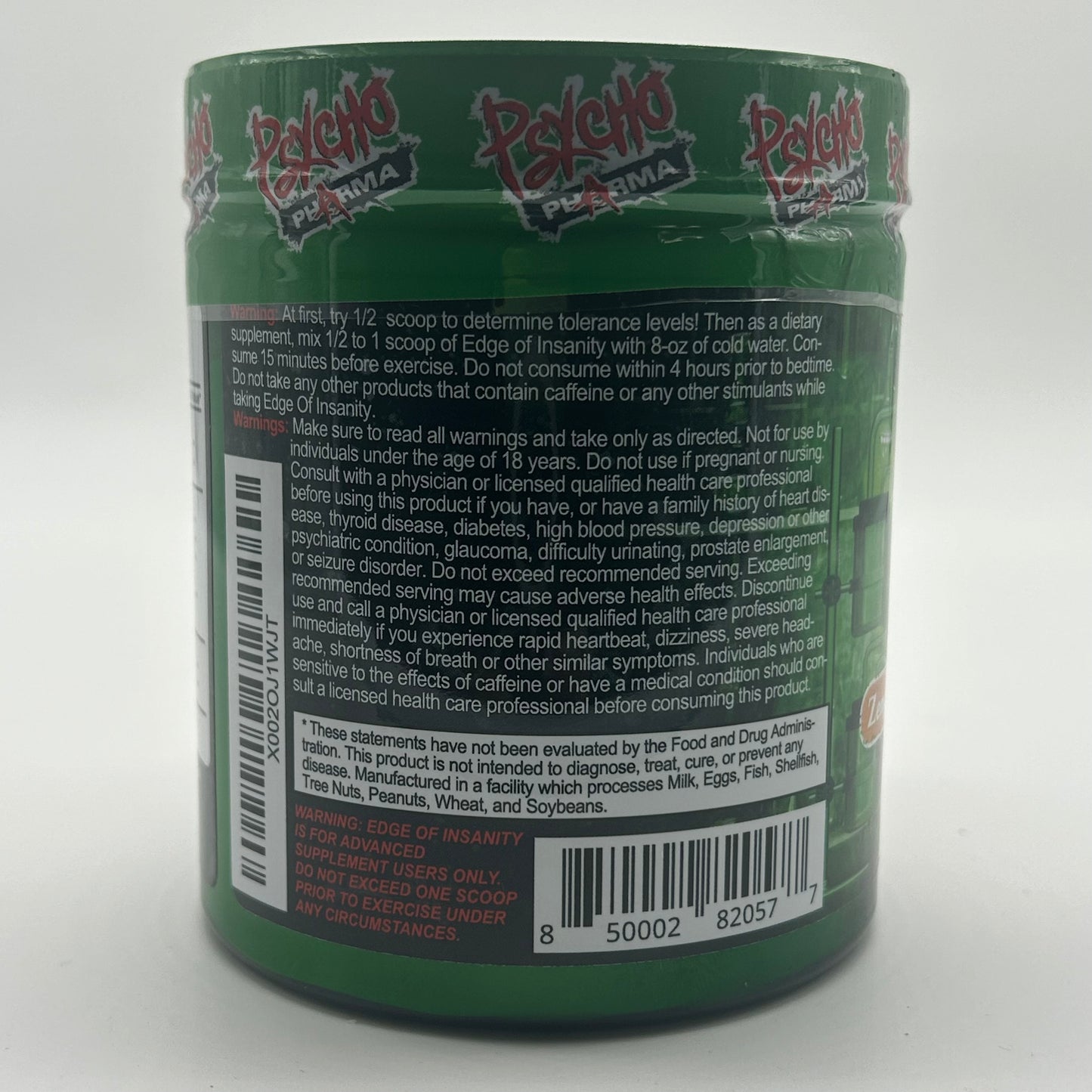 Physco Pharma “Edge of Insanity” High Stim Pre Workout