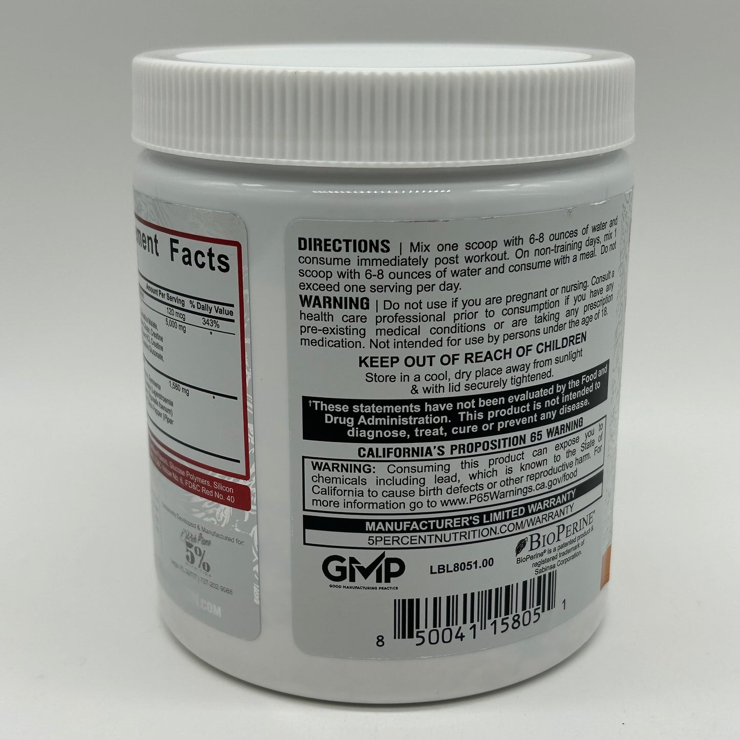 Rich Piana’s 5% Nutrition “CREA-TEN” Multi-Creatine Blend
