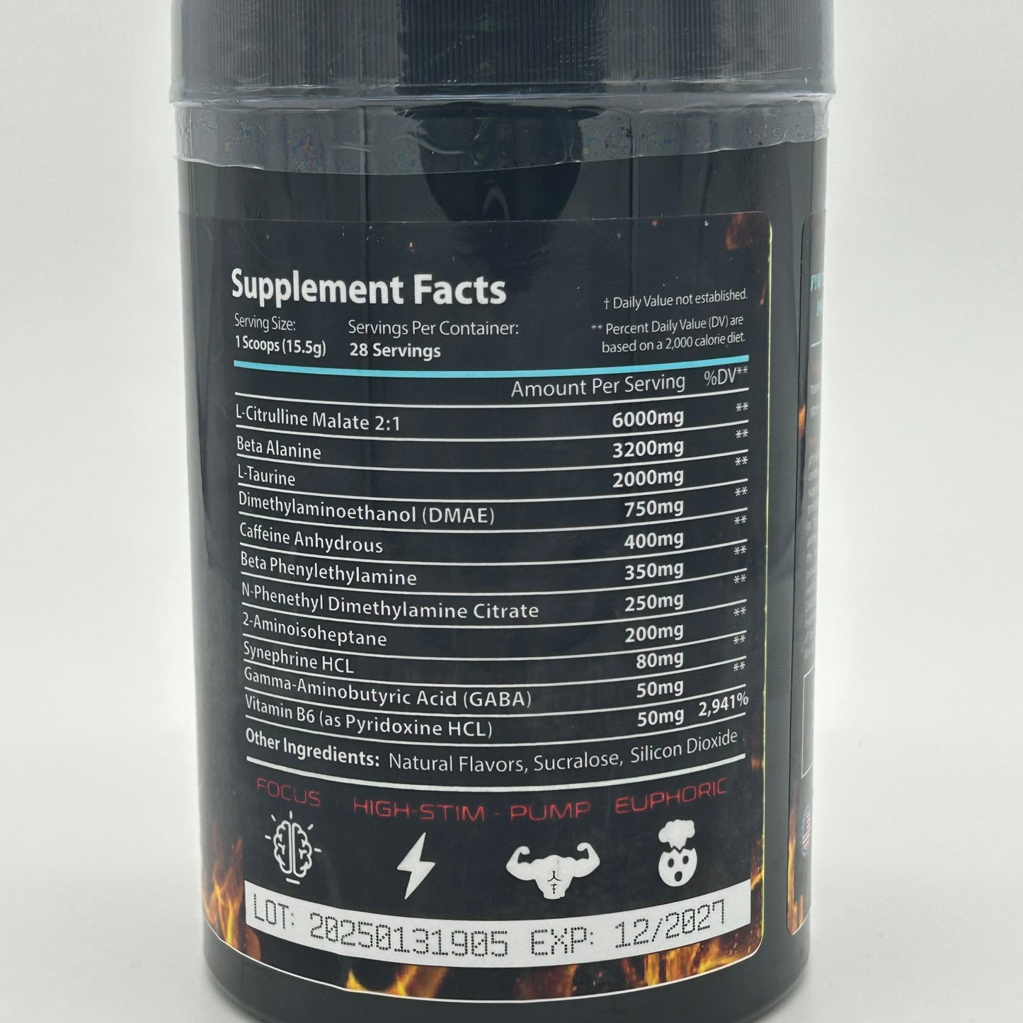 KJ labs “Pyre” High Stim Pre-Workout