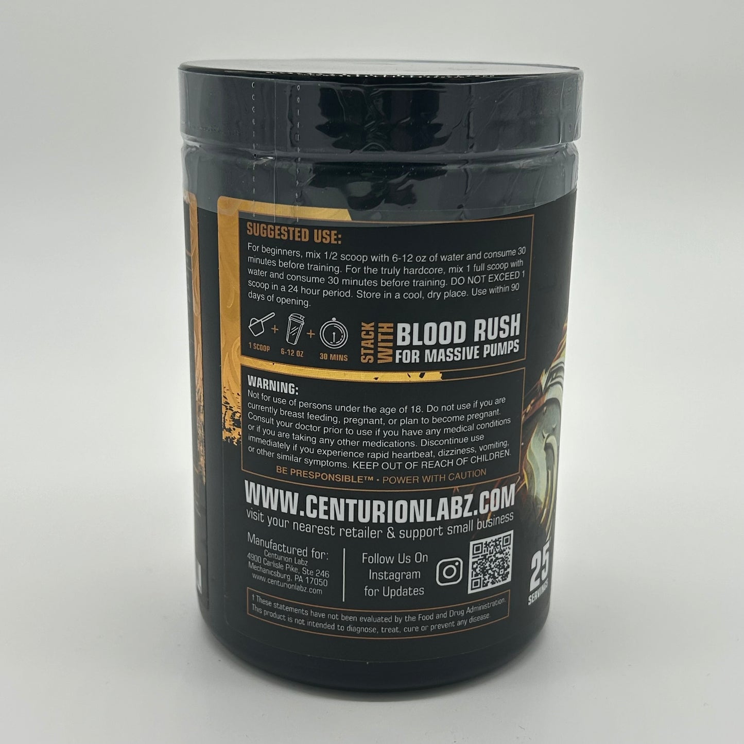 Centurion Labz “God of War” High Stim Pre-Workout