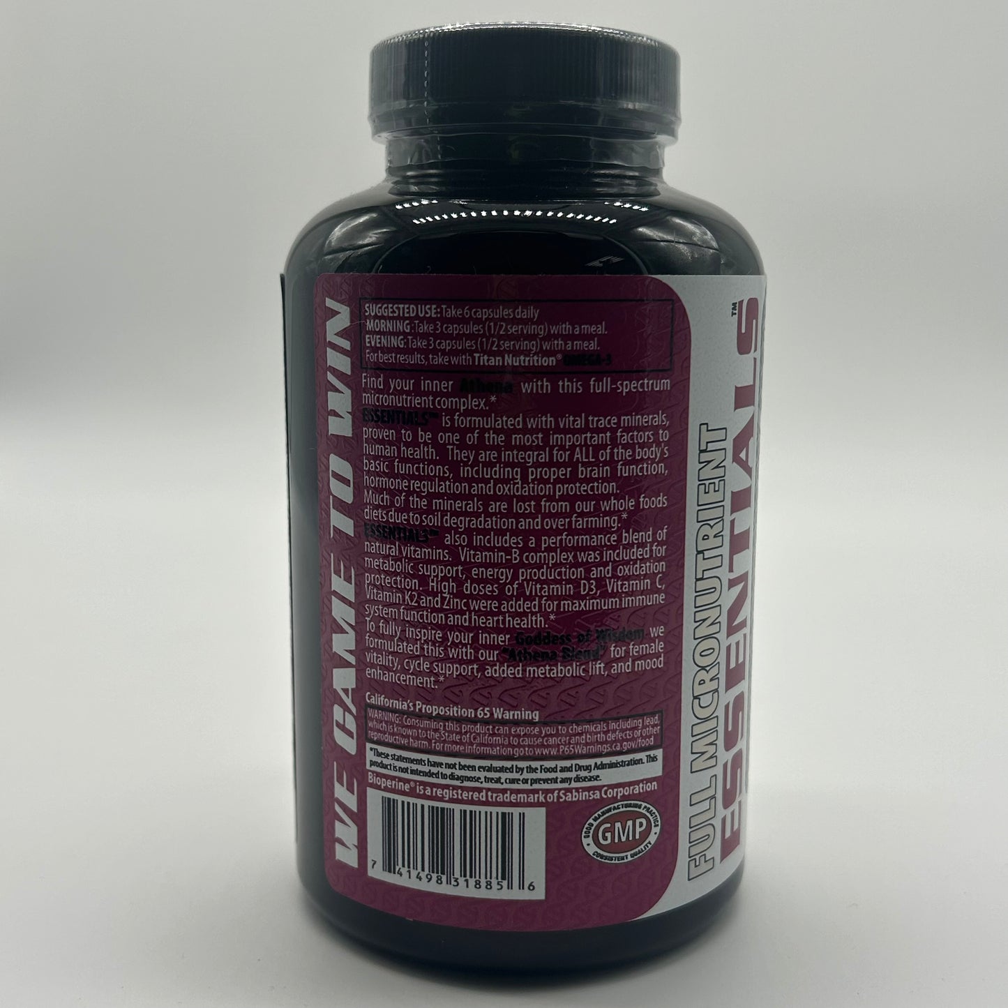 Titan Nutrition “Essentials” Ares / Athena Men’s & Women’s Multivitamin