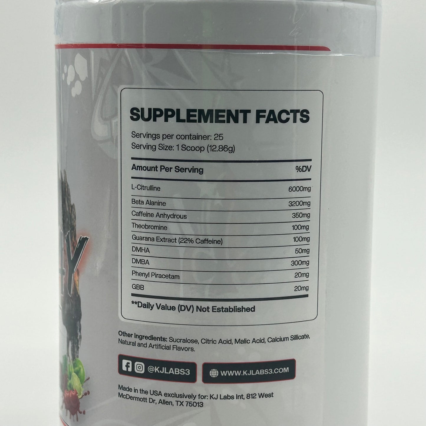 KJ labs “Doomsday” Pre-workout