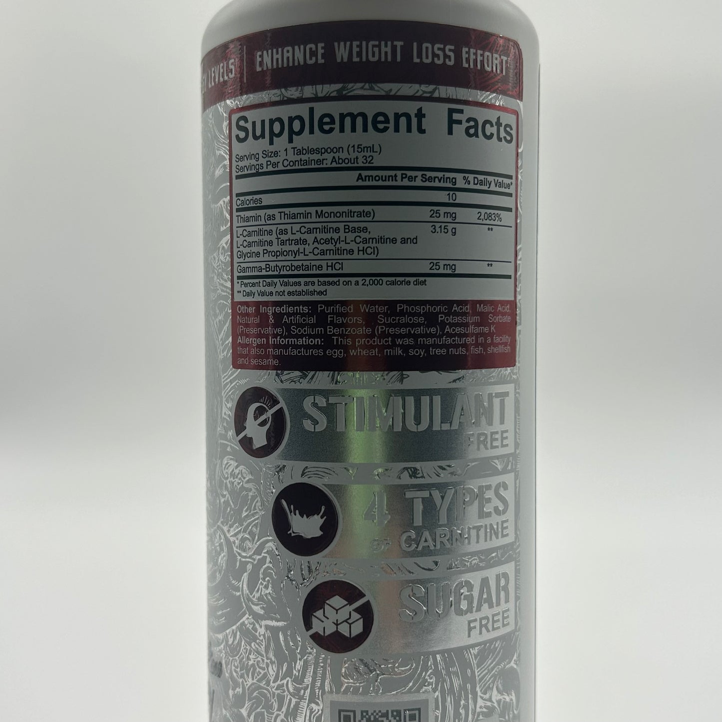 Rich Piana’s 5% Nutrition “L-Carnitine 3150” Liquid Fat Burner