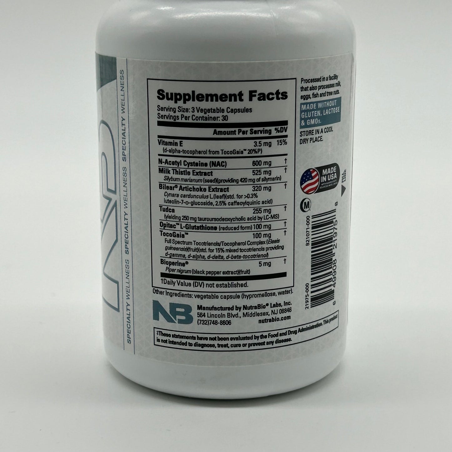Nutrabio Advanced Liver Support Capsules