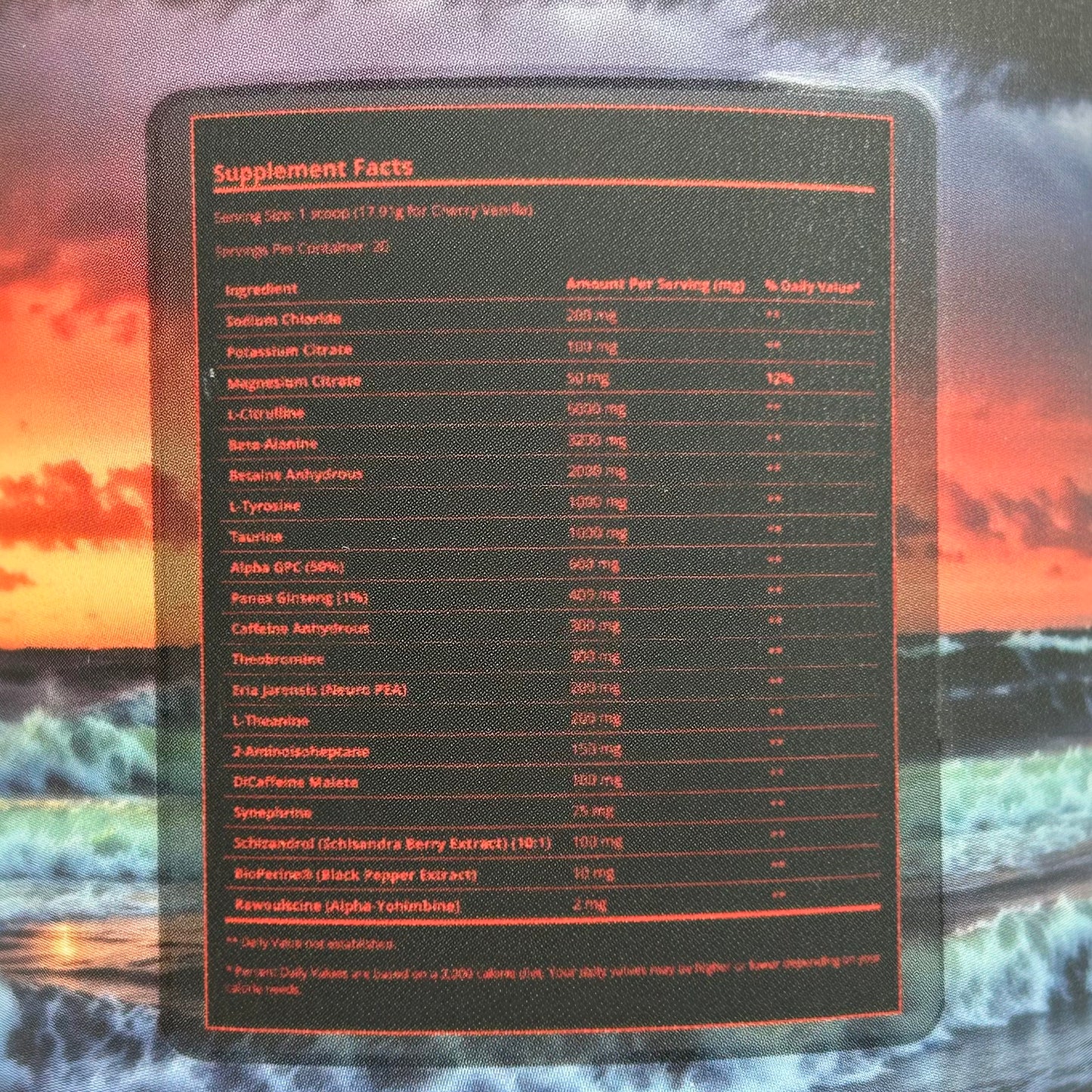 Toxic Masculinity Nutrition “PILLAGER” High Stim Pre Workout