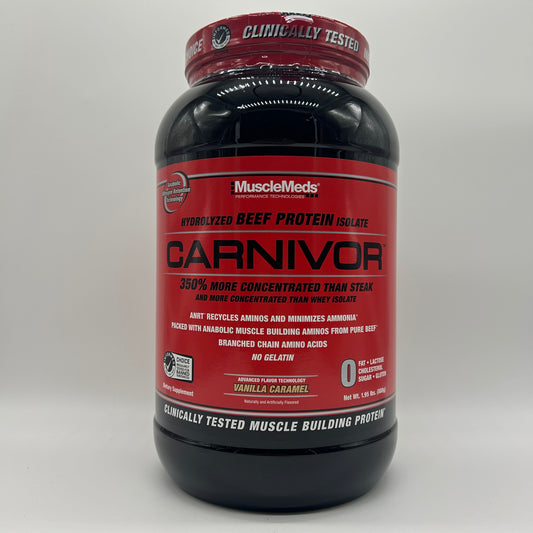 MuscleMeds “CARNIVORE” Hydrolized Beef Protein Isolate - 1.95lbs