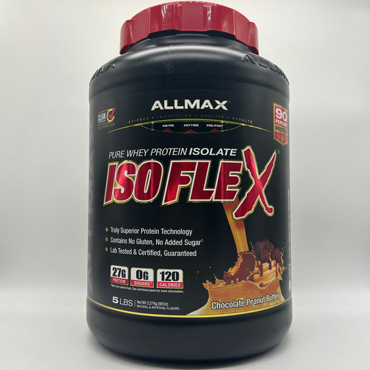 ALLMAX “Isoflex” Pure Whey Protein Isolate Chocolate PB - 5lbs