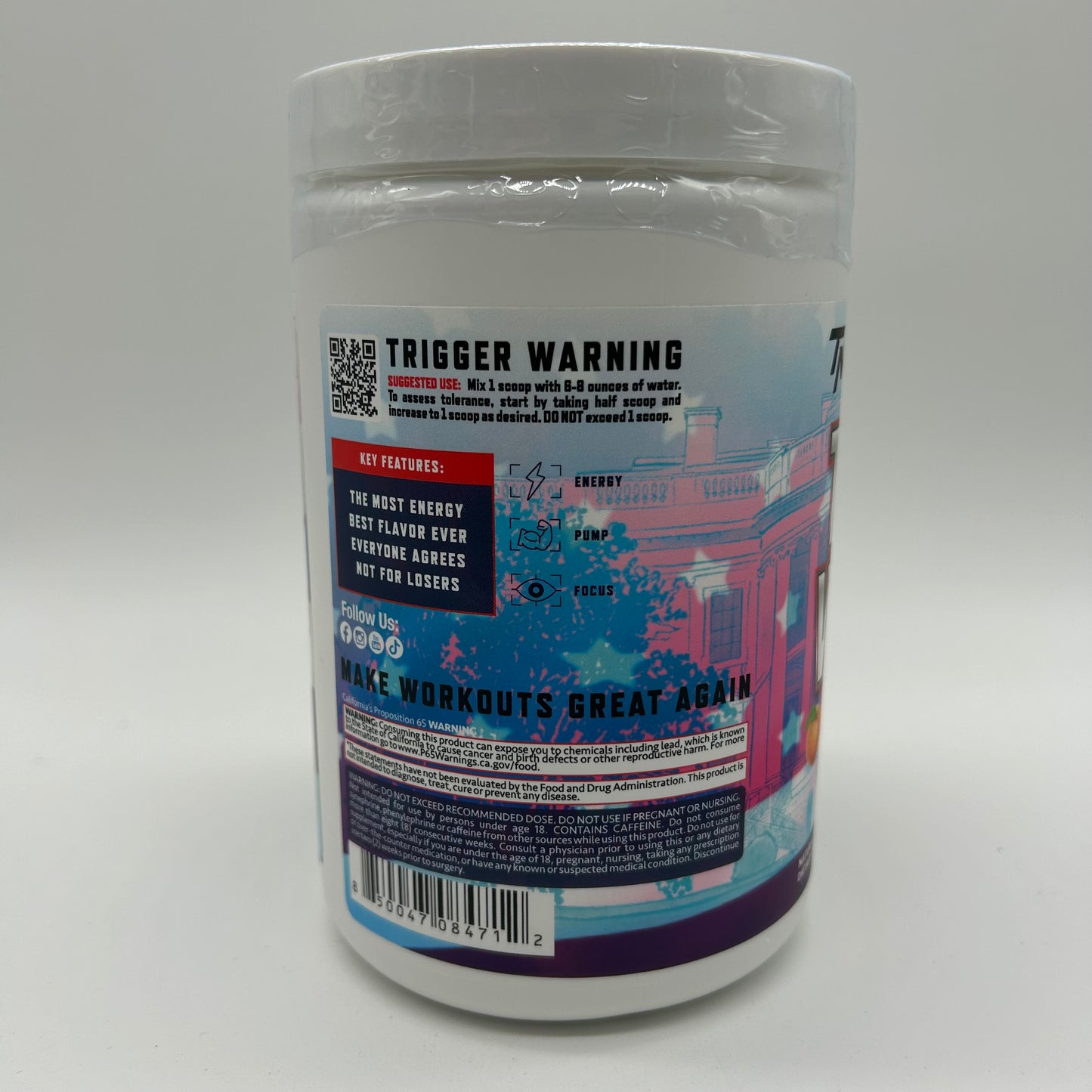 Titan Nutrition “Trigger Warning” Donald Trump Pre Workout