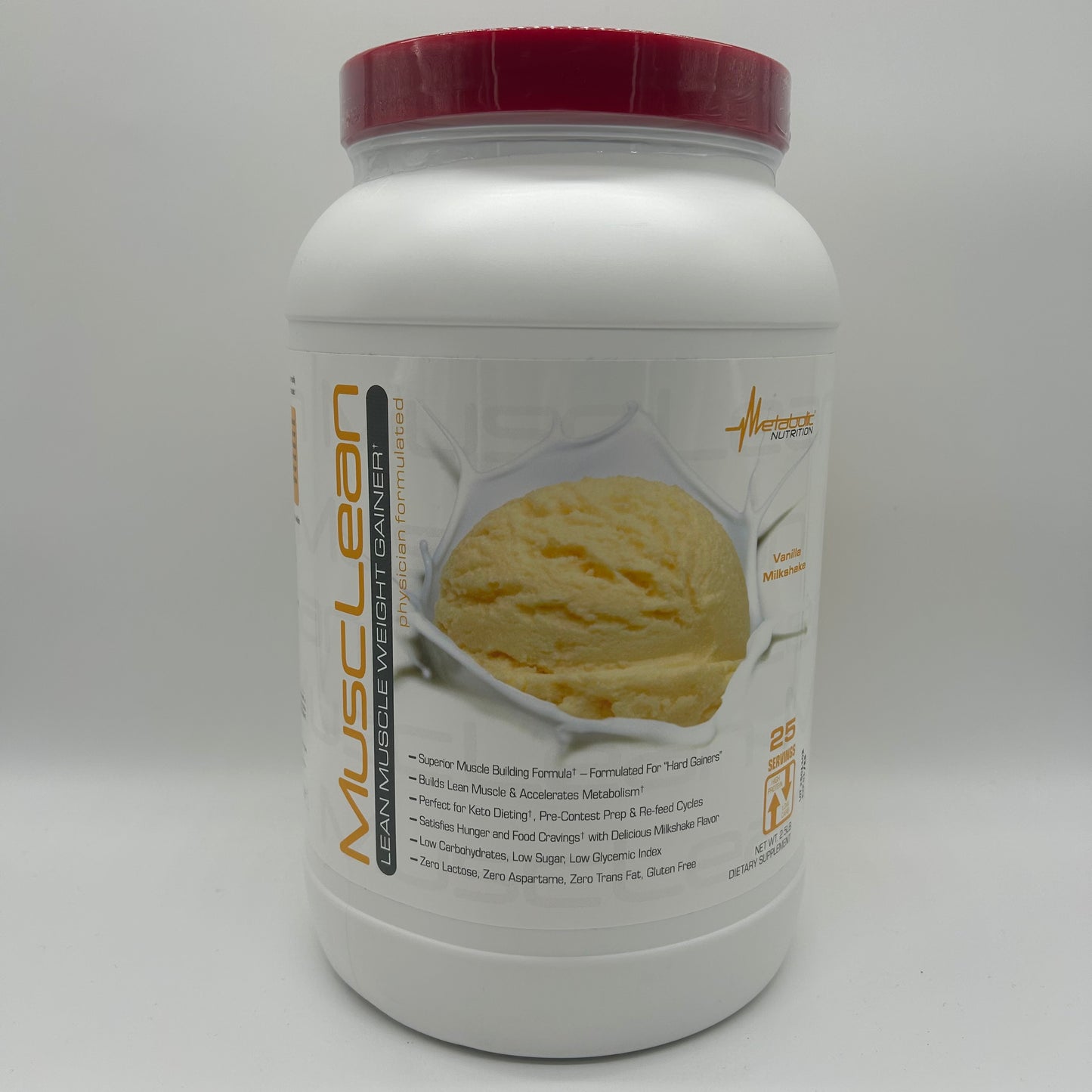 Metabolic Nutrition “Musclean” Formulated Lean Weight Gainer