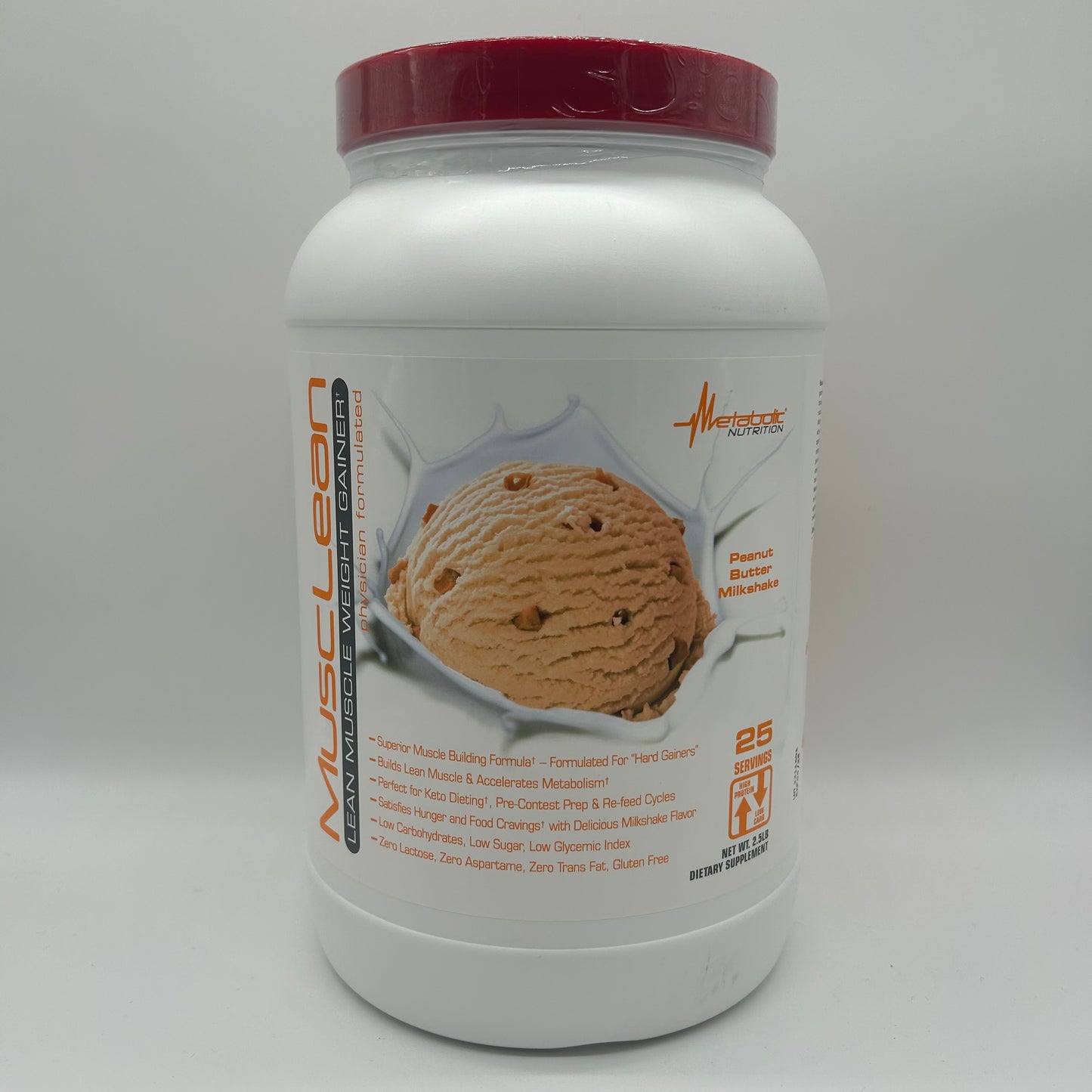 Metabolic Nutrition “Musclean” Formulated Lean Weight Gainer