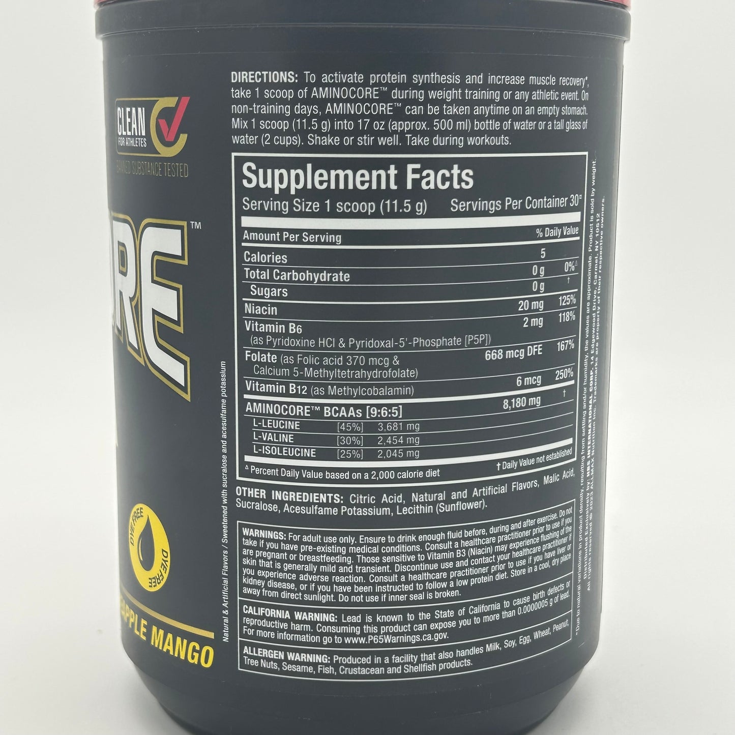 ALLMAX Aminocore BCAA’s