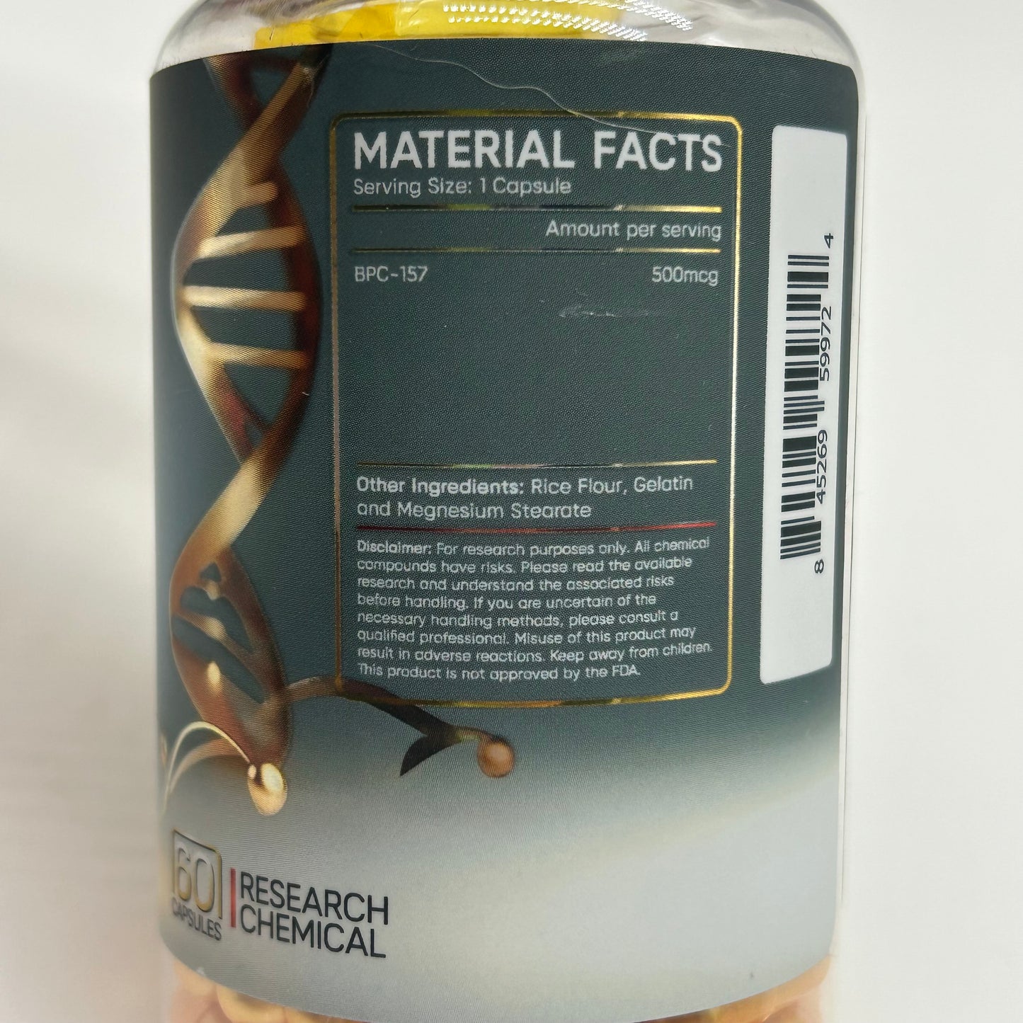 BPC-157 Research Compound Capsules 60 pcs